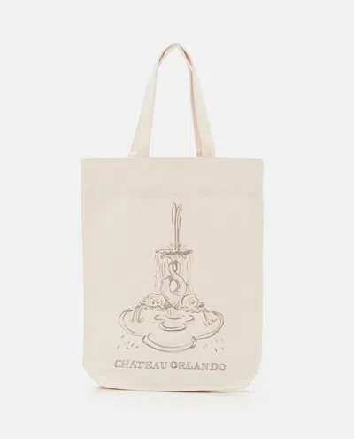 CHATEAU ORLANDO BEIGE NOCTURNE TOTE BAG