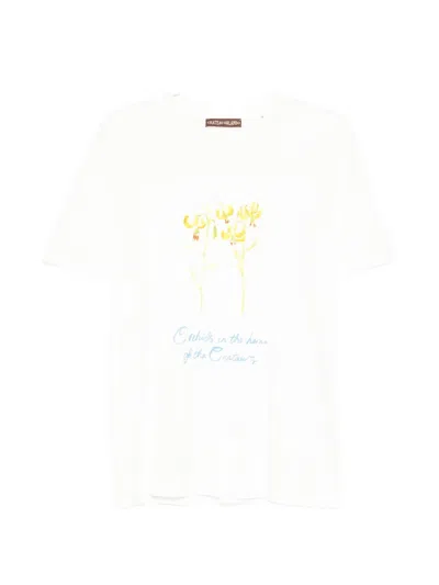 Chateau Orlando Graphic-print Cotton T-shirt In White