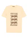 Chateau Orlando Logo-print T-shirt In Yellow