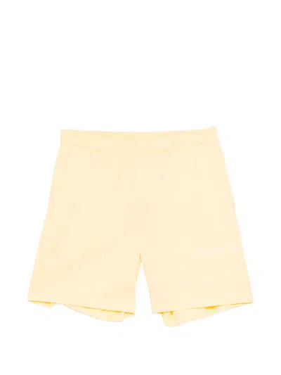 Chateau Orlando Logo-embroidered Shorts In Yellow