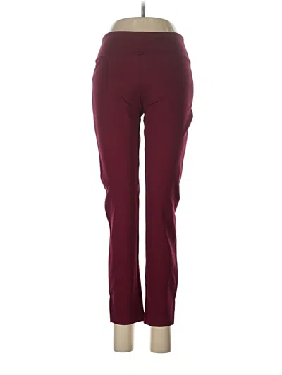 Pre-owned Chatoyant Active Pants In Burgundy
