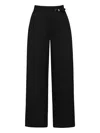 Chats By C.dam Belted Trousers In 黑色