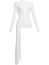 Chats By C.dam Elara Draped Top In White