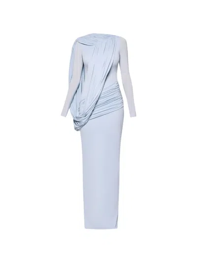 Chats By C.dam Flavia Maxi Dress In Blue