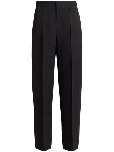Chats By C.dam Pintucked Trousers In Green