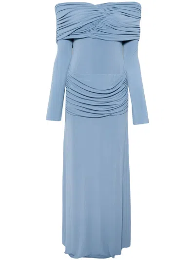 Chats By C.dam Mia Maxi Dress In Blue