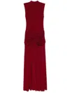 Chats By C.dam Nana Maxi Dress In Red