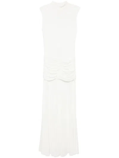 Chats By C.dam Nana Maxi Dress In White