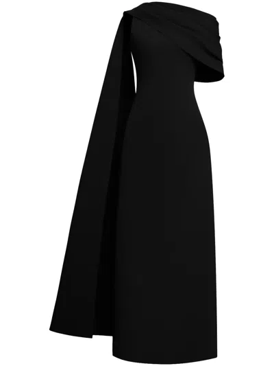 Chats By C.dam Off Shoulder Dress In Black