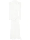 Chats By C.dam Saria Maxi Dress In White