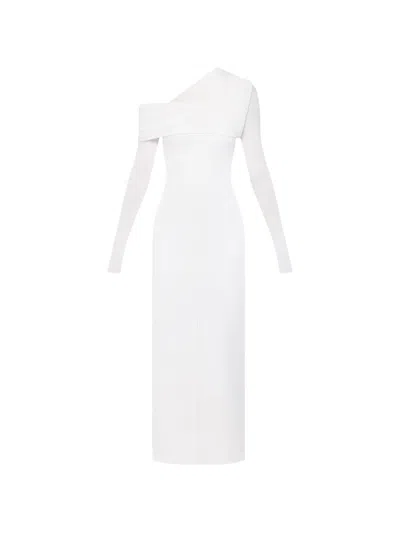 Chats By C.dam Simone Maxi Dress In White