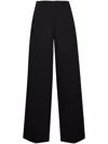 Chats By C.dam Straight-leg Trousers In Black
