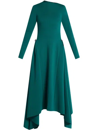 Chats By C.dam Titania Maxi Dress In Green