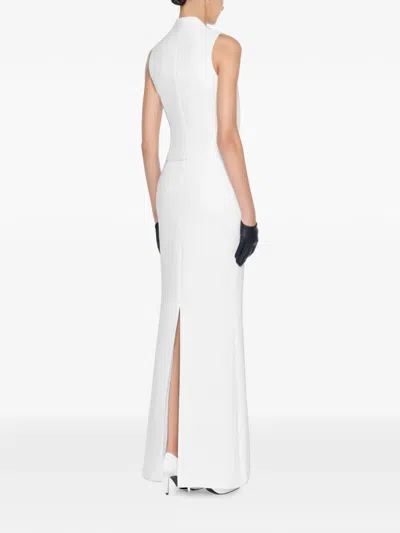 Chats By C.dam Top And Maxi Skirt Set In White