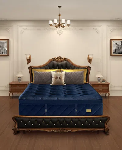Chattam & Wells Spring Air St Pierre 17" Super Plush Euro Pillow Top Mattress, California King In Transparent