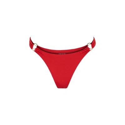 Chaude Swimwear Women's Billi Bottoms - Poppy Red