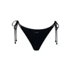 Chaude Swimwear Women's Black Toni Triangle String Bottoms - Onyx In Black