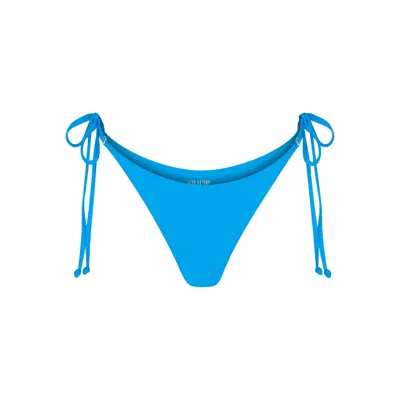 Chaude Swimwear Women's Toni Triangle String Bottoms - Blue Crush