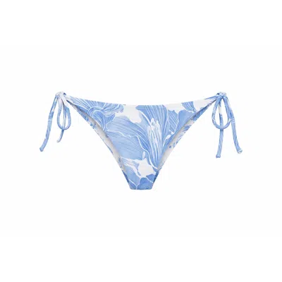 Chaude Swimwear Women's Toni Triangle String Bottoms - Blue Mirage In Multi
