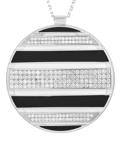 Pre-owned Chaumet Dnu Dupe Skus  18k 2.00 Ct. Tw. Diamond Necklace (authentic Pre-loved) In Metallic