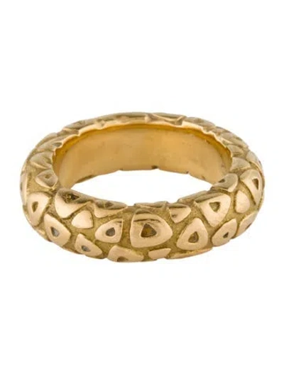 Pre-owned Chaumet 18k Carrosse Band Ring In Multi