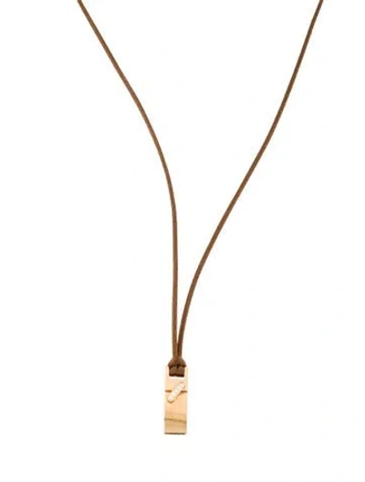 Pre-owned Chaumet 18k Diamond Liens Pendant Necklace, 24" In Multi