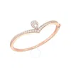 Chaumet 18k Rose Gold Josephine Aigrette Diamond Bracelet
