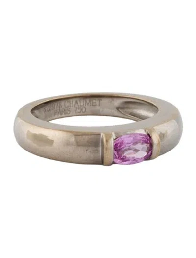 Pre-owned Chaumet 18k Sapphire Band In Multi