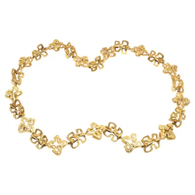 Pre-owned Chaumet 18k Yellow Gold L'arcade Necklace, France C. 1970