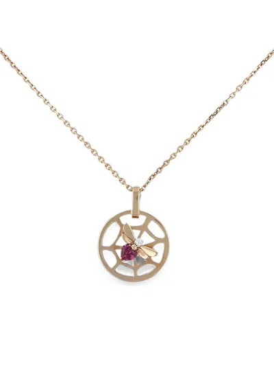 Pre-owned Chaumet 2010s Attrape Moi Si Tu M'aimes Necklace In Pink