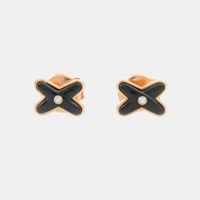 Pre-owned Chaumet Diamond Liens Earrings In Multi