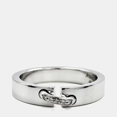 Pre-owned Chaumet Diamond Liens Évidence Ring Size Eu 51 In Multicolor