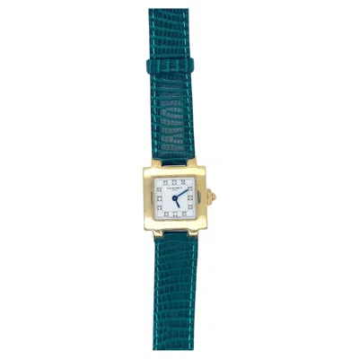 Pre-owned Chaumet Etonche Diamond And 18k Yellow Gold Wristwatch