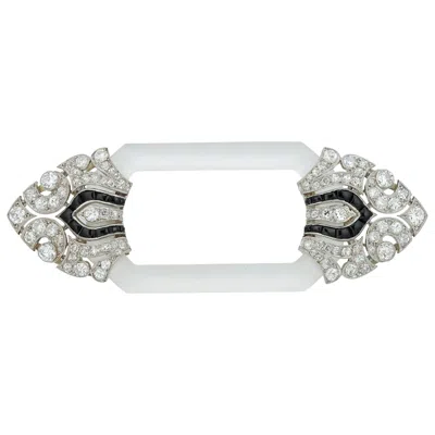 Pre-owned Chaumet French Art Deco Brooch By  In Multi