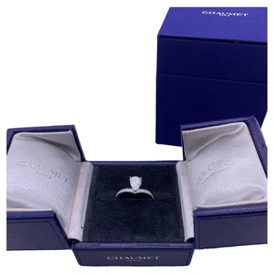 Pre-owned Chaumet Gia  Joséphine Aigrette 1.06ct Diamond Ring Platinum Size 51 In Multi