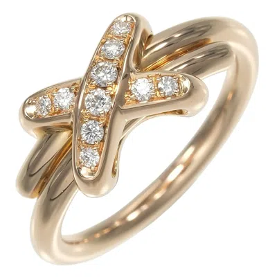 Pre-owned Chaumet Gold Pink Gold (18k) Band Ring ()