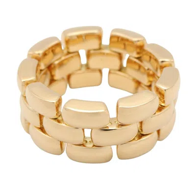 Pre-owned Chaumet Gold Yellow Gold (18k) Band Ring ()