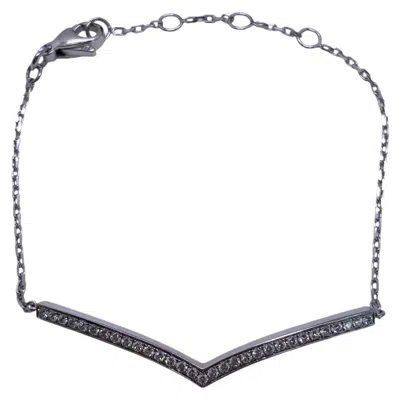 Pre-owned Chaumet Josephine Aigrette 18k White Gold Diamond Bracelet