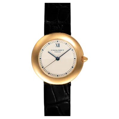 Pre-owned Chaumet Les Ple�ades Pebble 14a 18k Yg 1990s In Multiple
