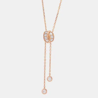 Pre-owned Chaumet Lien Seduction 18k Pink Gold Necklace