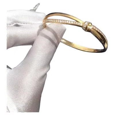 Pre-owned Chaumet Liens Évidence Bracelet Rose Gold Brilliant-cut Diamonds Size 15 In Red