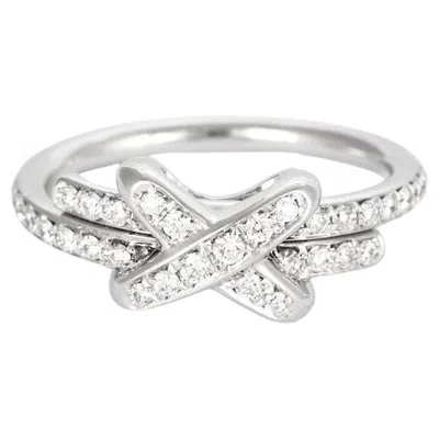 Pre-owned Chaumet Liens Ring In White Gold And Diamonds