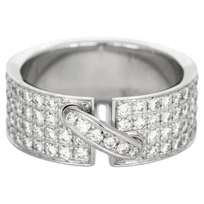 Pre-owned Chaumet Liens Ring In White Gold And Diamonds