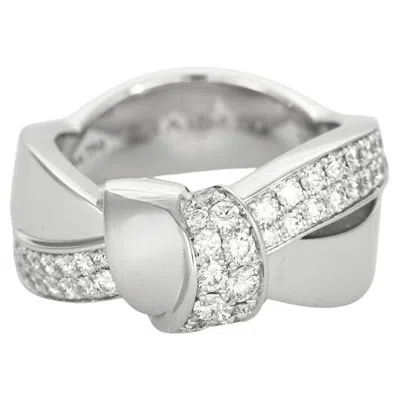 Pre-owned Chaumet - Liens Seduction Ring In White Gold And Diamonds