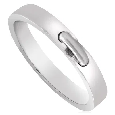 Chaumet Liens Vidence Wedding Band Ring In Silver