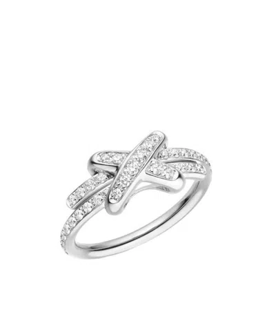 Chaumet White Gold And Diamond Jeux De Liens Ring
