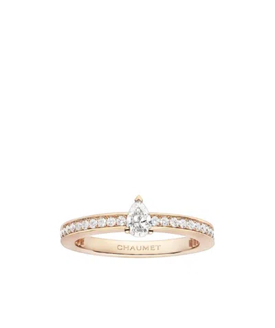 Chaumet Rose Gold And Diamond Joséphine Éclat D'éternité Ring In Yellow