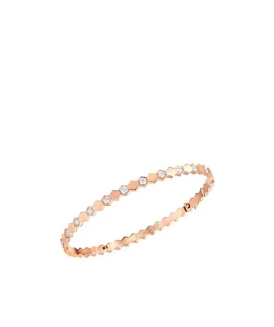Chaumet Pink Gold And Diamond Bee My Love Bracelet In Yellow