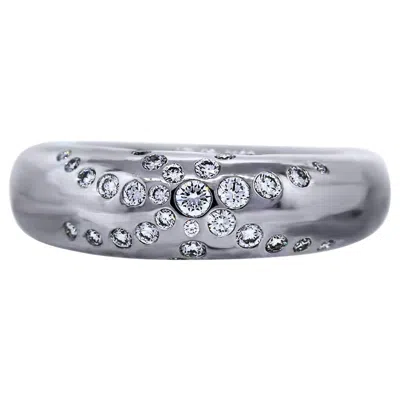 Pre-owned Chaumet Natural Diamond Sprinkle 18-karat Ring In Stock In Multi
