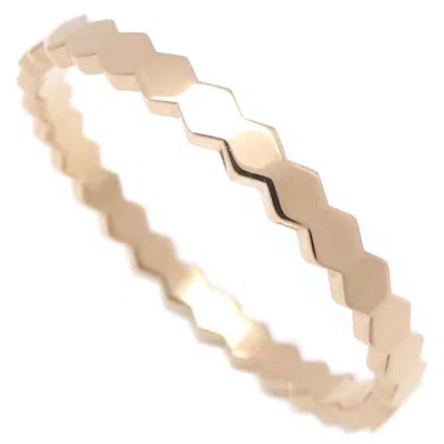 Pre-owned Chaumet Pink Gold (18k) Band Ring ()